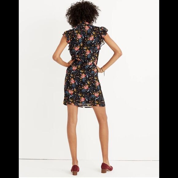 Madewell x No.6 Silk Beacon Dress in Garden Bouquet size 0 - Picture 14 of 14